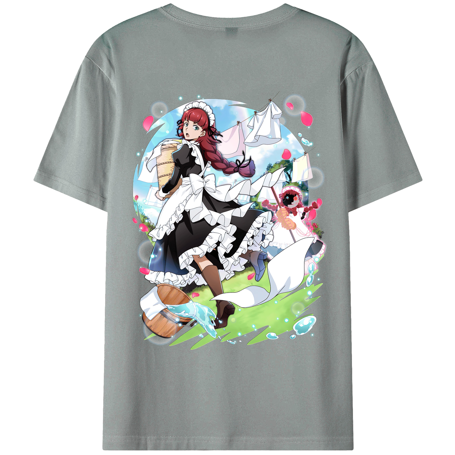 （画像用） 文豪ストレイドッグス Bungo Stray Dogs 綿100％ メンズ半袖Tシャツ（バックプリント） 通気性